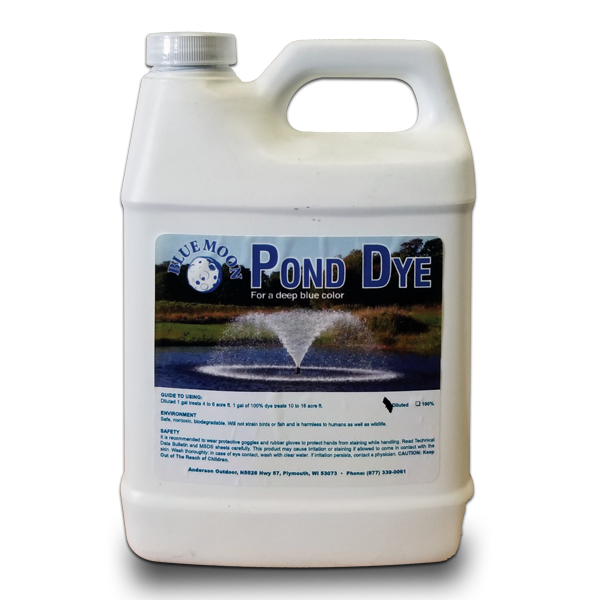 1 qt Blue Moon Pond Dye, Diluted